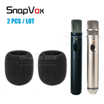 

2PCS/LOT Windshield Microphone Cover Sponge Foam Filter Windproof For RODE NT3 M3 NT 3 M 3 Recording Condenser Mic Windscreen