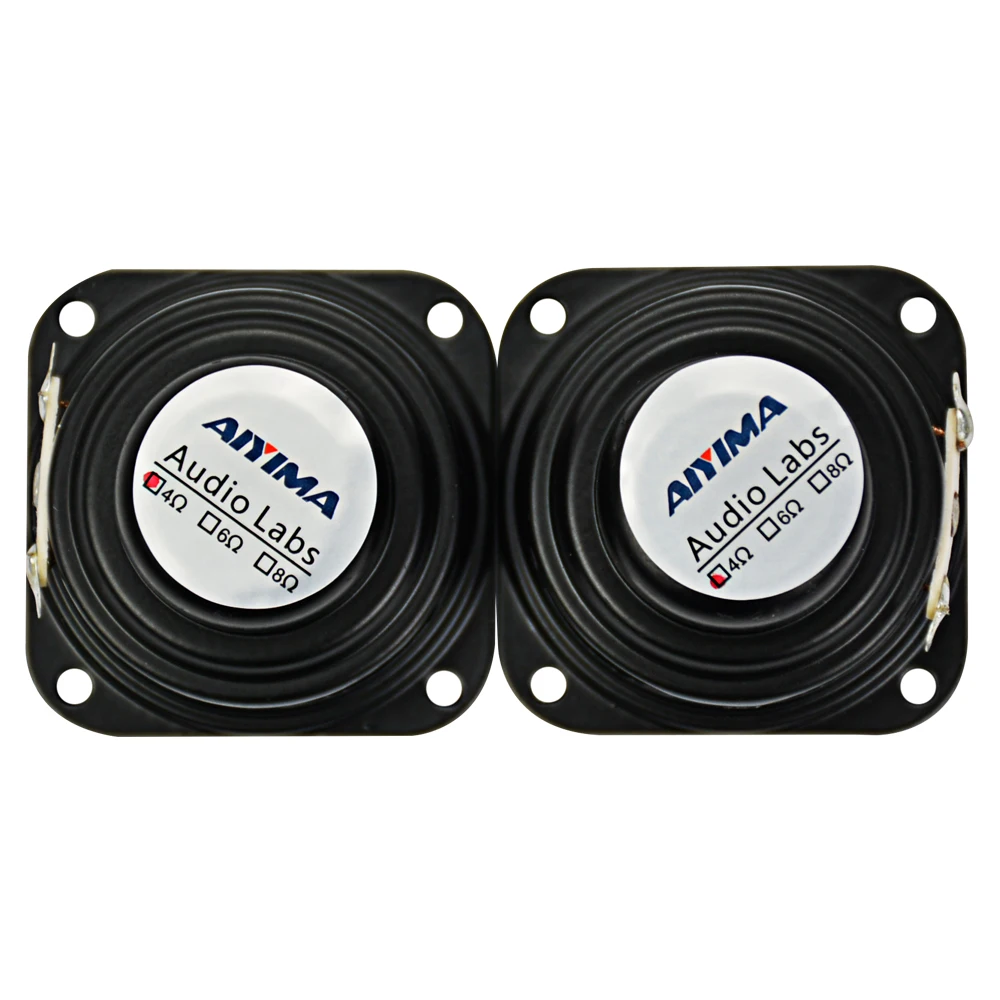 AIYIMA 2Pcs Audio Speakers 1.5Inch 40MM 4Ohm 5W Internal Magnetic Bass Multimedia Speaker computer speakers portable speakers audio speakers wireless bluetooth speaker portable bluetooth speaker