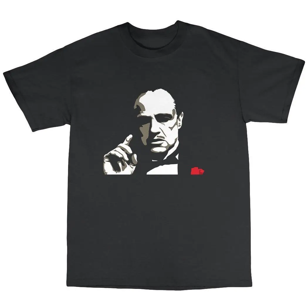 

Don Corleone T-Shirt 100% Cotton Marlon Brando Godfather Vito Mafia Casual t shirts