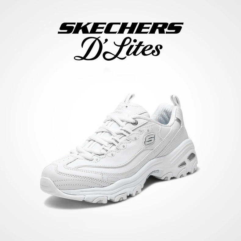 Skechers/Женская обувь; модная повседневная обувь на платформе; Женская Роскошная Брендовая обувь из натуральной кожи; высокое качество; 11931-WSL