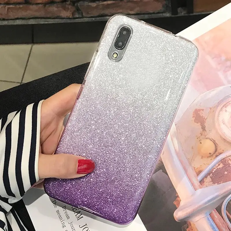 

Luxuxy Glitter Case For Huawei Honor 8S 10i 20i 8A Pro 8X 8C 7S 7C 7A Honor 20 View 10 Lite 9 4X 6A 6C 5A Glamorous Shining Case
