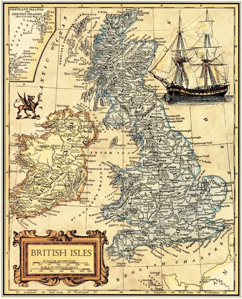 

About "BRITISH ISLES" history Map wall oil painting on canvas wall pictures for living room cuadros decoration poster RM-DT-007