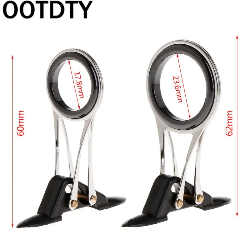 

Guide Ring Fishing Rod Pole Line Guides Top Rings Folding Stainless Steel Telescopic DIY Eye Ring Repair Kit Tackle Accessories
