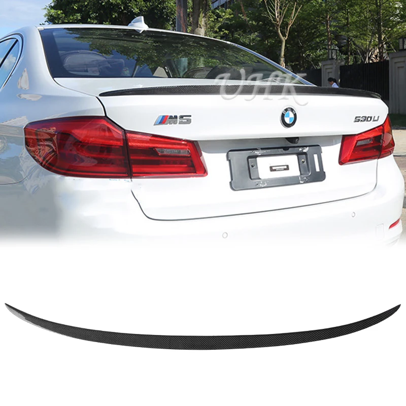 

UHK Carbon Fiber Rear Spoiler M5 Style For BMW 5 Series G30 G38 2018 Trunk Car Styling Accessories Spoyler Air Wing