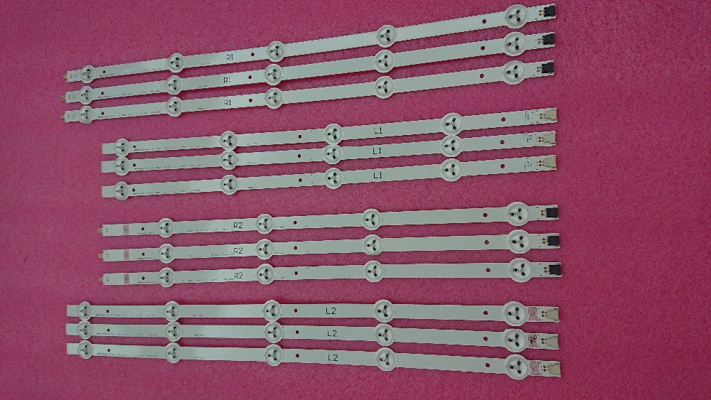tira de led para iluminacion trasera para televisor kit original para lg 47la620s 6916l 1259a 6916l 1260a 6916l 1261a 6916l 1262a lc470due por 12