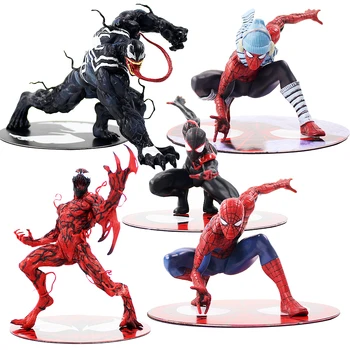 

ARTFX Movie The Amazing Venom SpiderMan Miles Morales Carnage Figure Venom ARTFX 1/10 Scale PVC Action Figures Toy