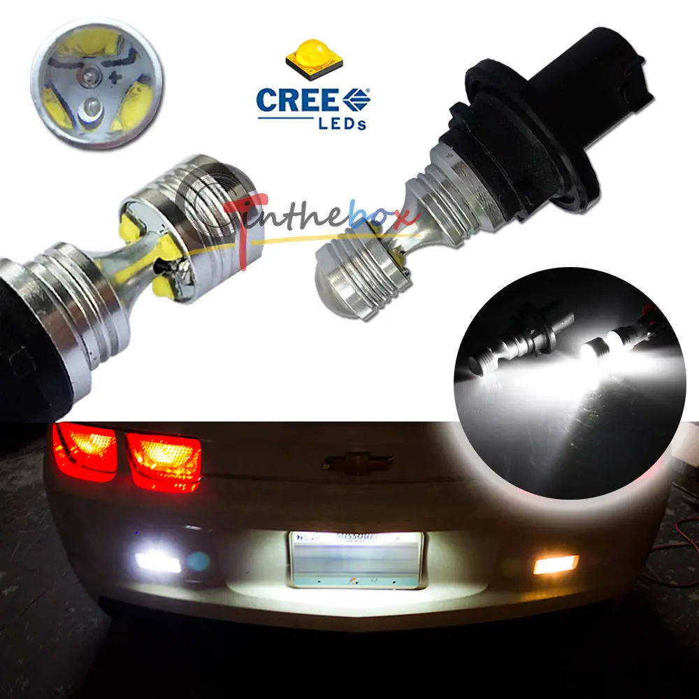 

2PCS CAN-bus White 30W CR'EE LED Bulbs for 2010-2013 Camaro Backup Reverse lights