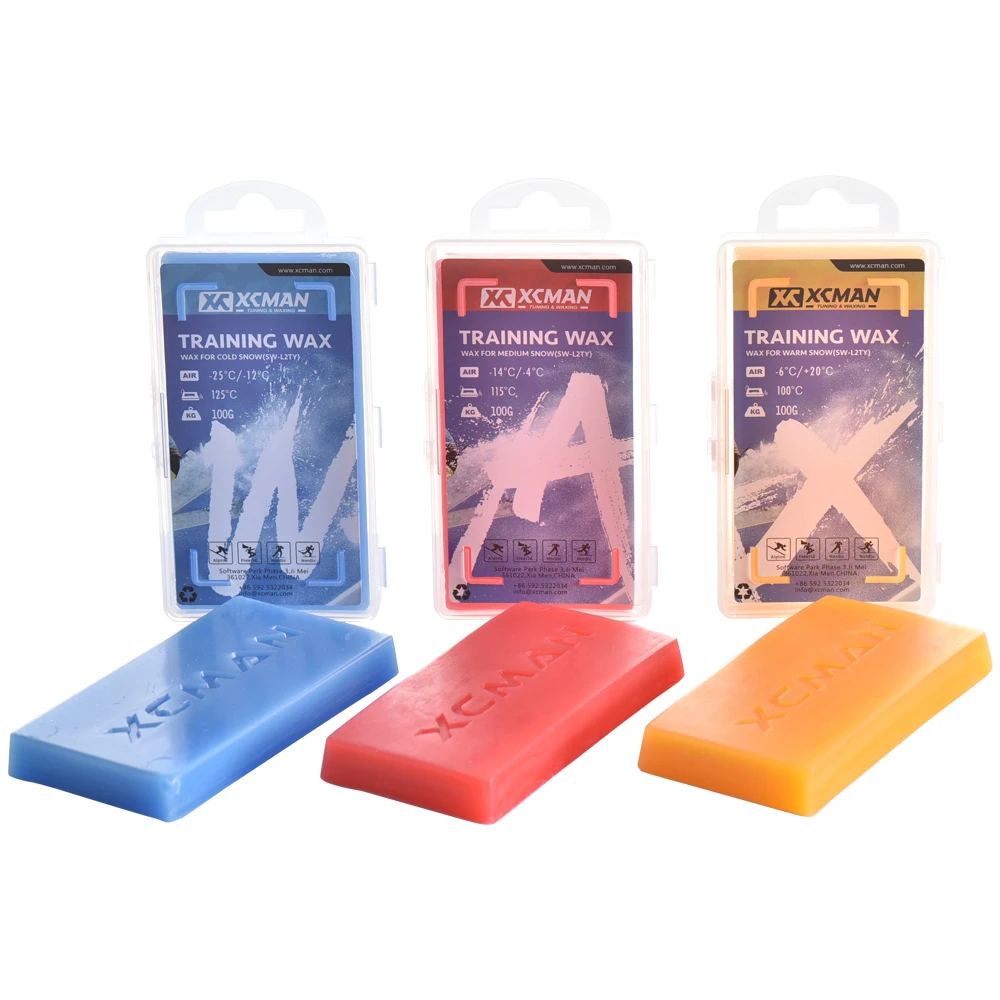 XCMAN Racing Ski Snowboard Wax para usar en cualquier tipo de nieve All Temperature Wax Kit 100g y 200g para su elección - 2