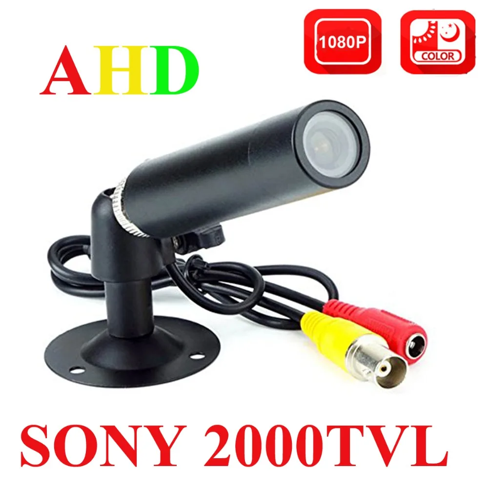 CNDST Мини Пуля 1080P HD AHD камера 2MP StarLight 0,0001 Lux CCTV камера безопасности 2000TVL 3,6 мм 90 градусов Водонепроницаемый IP66