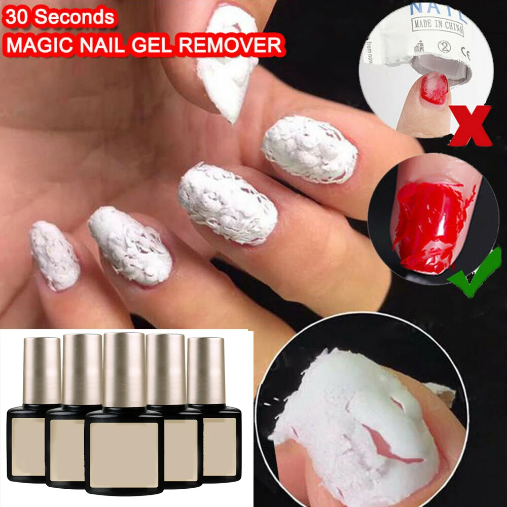 1PC Burst Nail Polish Gel Magic Remover Nail Polish Remover Soak off Nail Polish Degreaser Nail Art Primer Lacquer