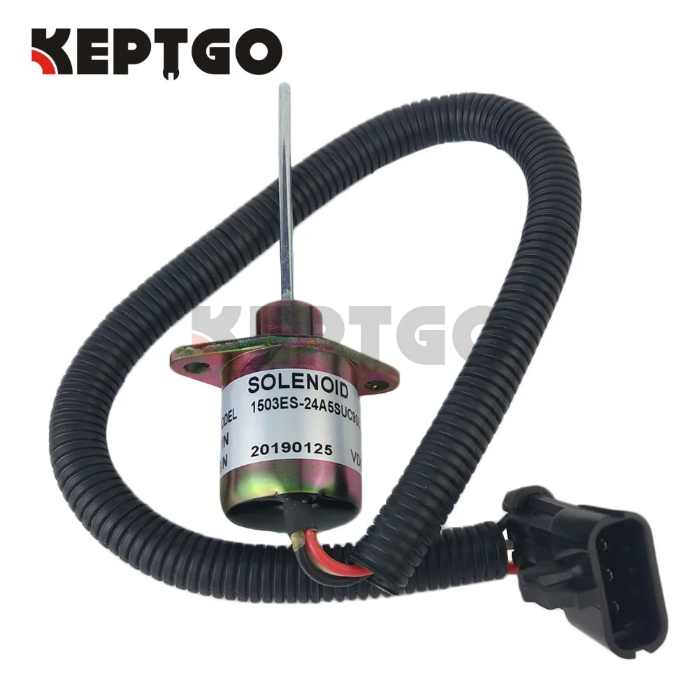

1503ES-24A5SUC9SCC28 24v Fuel Solenoid SA-5019-24 For Kubota V2203-DI