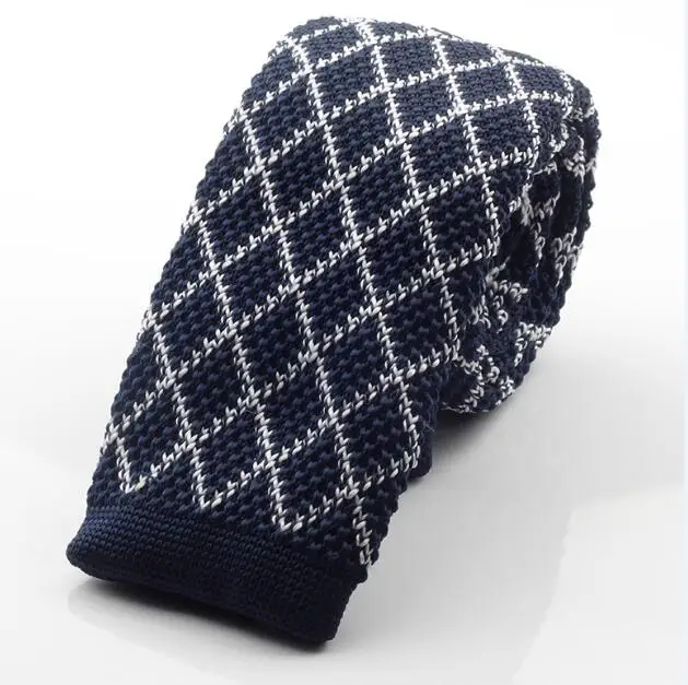 GUSLESON новые модные мужские брендовые тонкие дизайнерские мужские трикотажные галстуки на шею галстук Узкий Тонкий Галстуки для мужчин - Цвет: 25