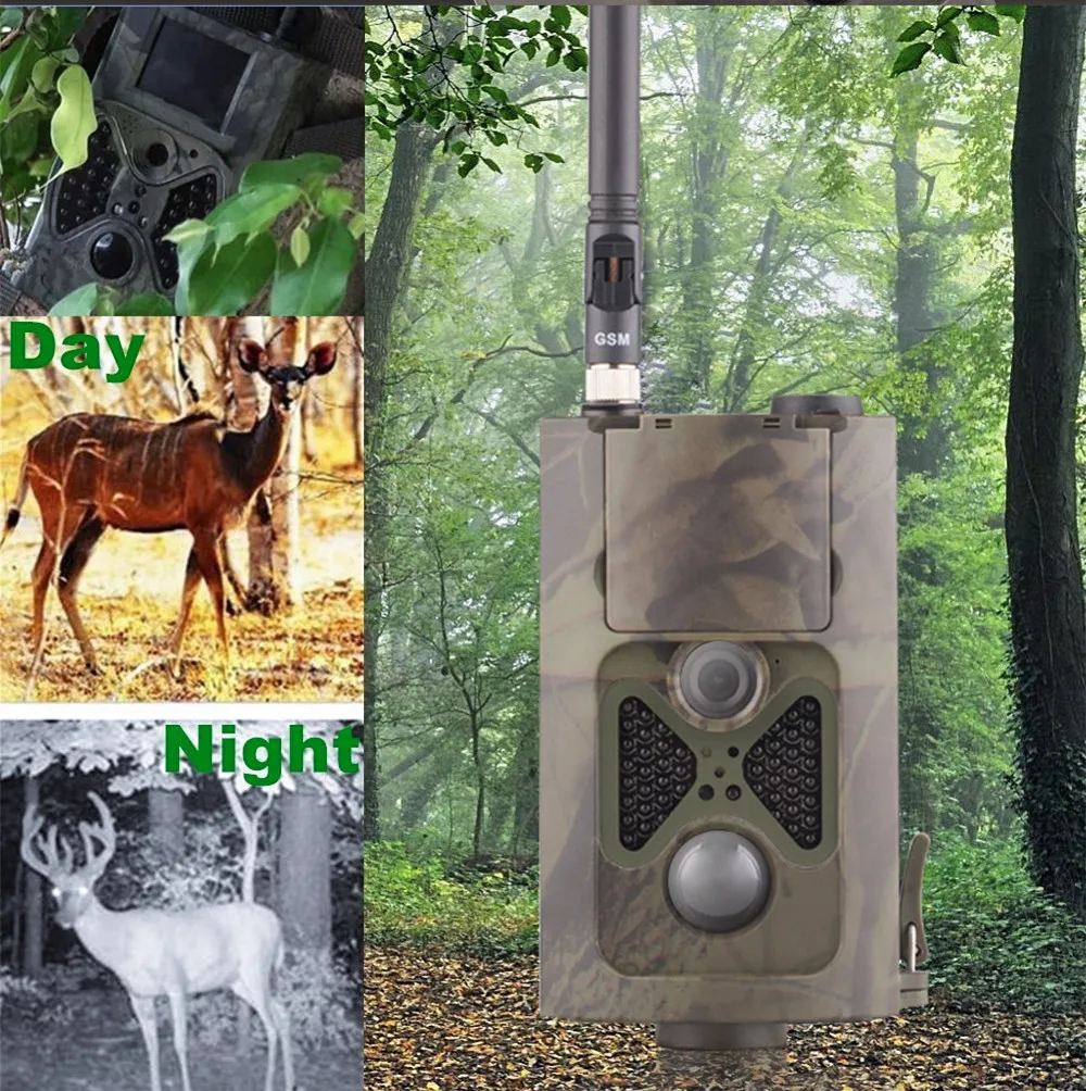 Камера видеонаблюдения HC550M GSM GPRS SMS MMS 16MP 940NM черная невидимая HC 550M м|hunting trail camera|trail