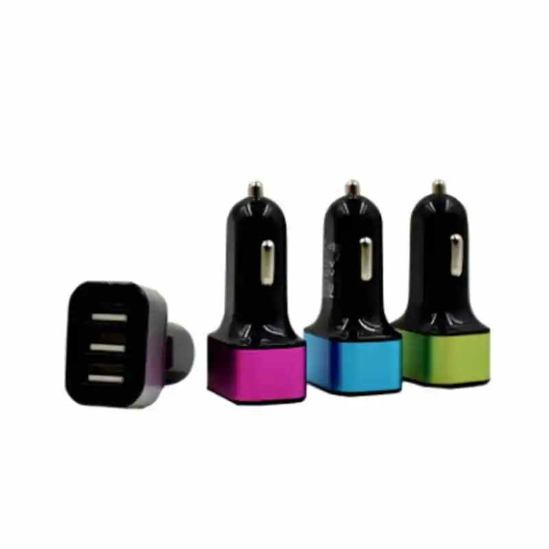 5.1A 5V 3 USB Car Charger USB Charging Adapter Universal Phone Car-Charger for Xiaomi Samsung S10 S9 iPhone 12 X 8 7 Plus Tablet samsung car charger type c