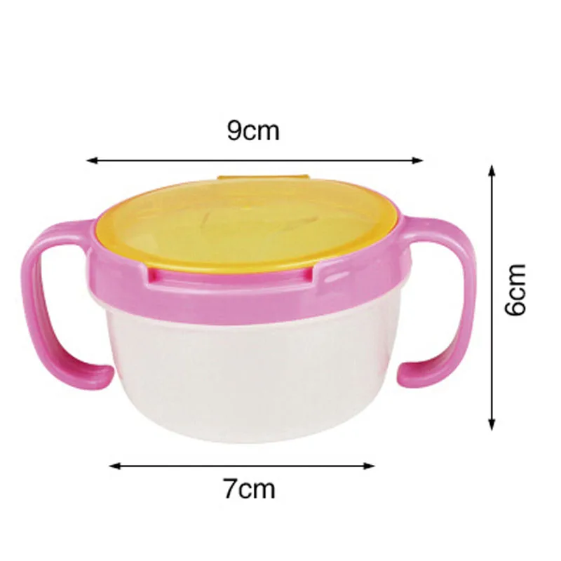 Toddler Baby Kids Anti-Spill Snack Candy Bowl Cup Milk Water Storage Container