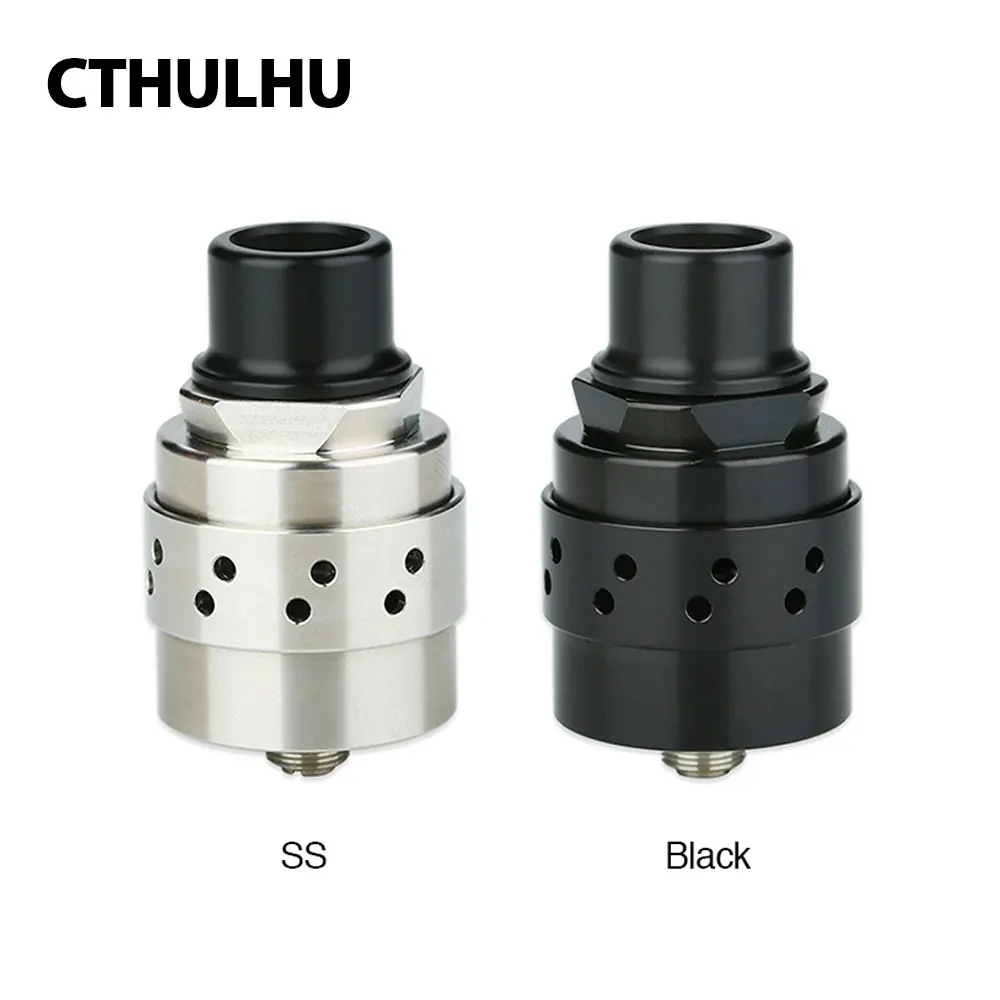 Original Cthulhu Iris Mesh BF RDA Atomizer 24mm Unique Dual Coil Mesh RDA with Many Air Holes & BF Pin for Squonk MODs Vape Tank