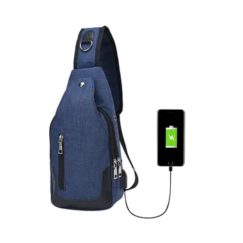 

OCARDIAN Waist Packs Men's Corset Bag For Men Gym Fashion Messenger Rechargeable Sports Casual Canvas Shoulder Bag M25