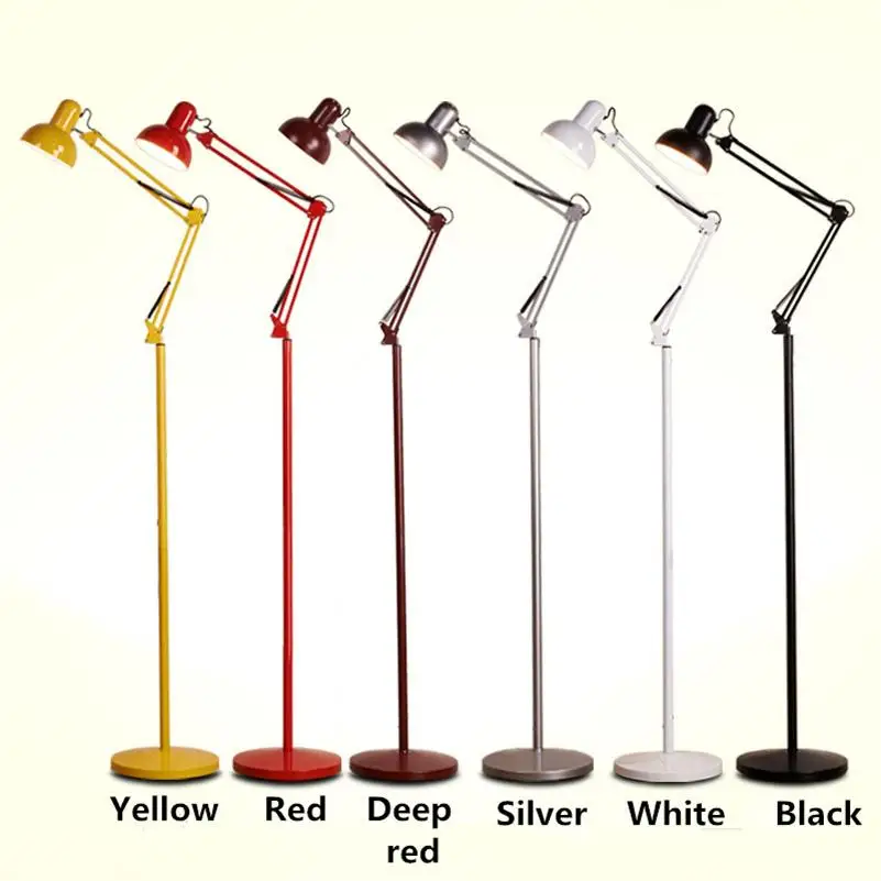 

Industrial Loft Floor Lamps Living Room Bedroom Studyroom Reading Lights Modern Minimalist Tattoo Embroidery Physiotherapy Lamps