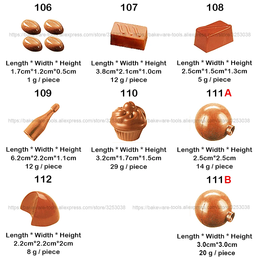 3D формы для шоколада, конфет, бар, формы из поликарбоната, пластиковый лоток для выпечки торта, кондитерских изделий, пекарни, инструменты для шоколада, форма для конфет