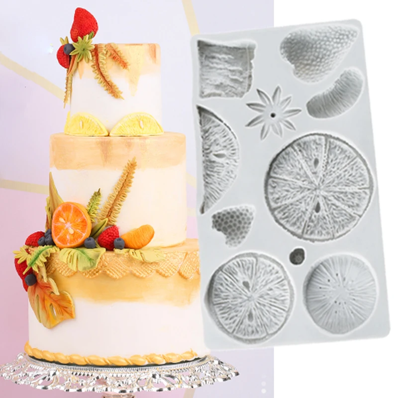 

Tropical Fruit Molds Fondant Cake Decorating Tools Silicone Molds Sugarcrafts Chocolate Baking Tools for Cakes Gumpaste Fimo