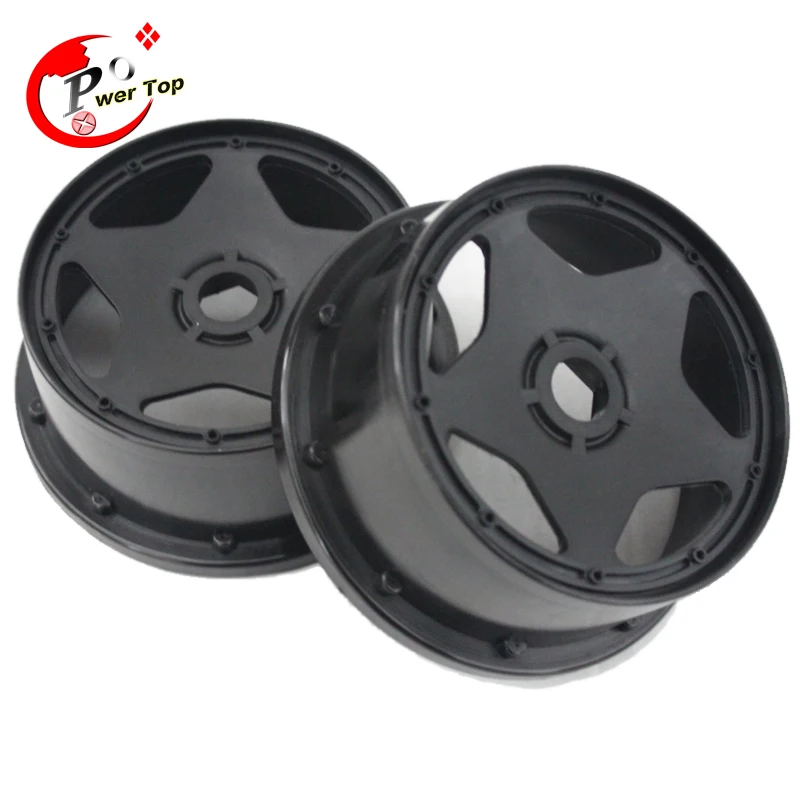 

FVITEU Plastic Front wheel rim set for HPI BAJA 5B Parts Rovan King Motor