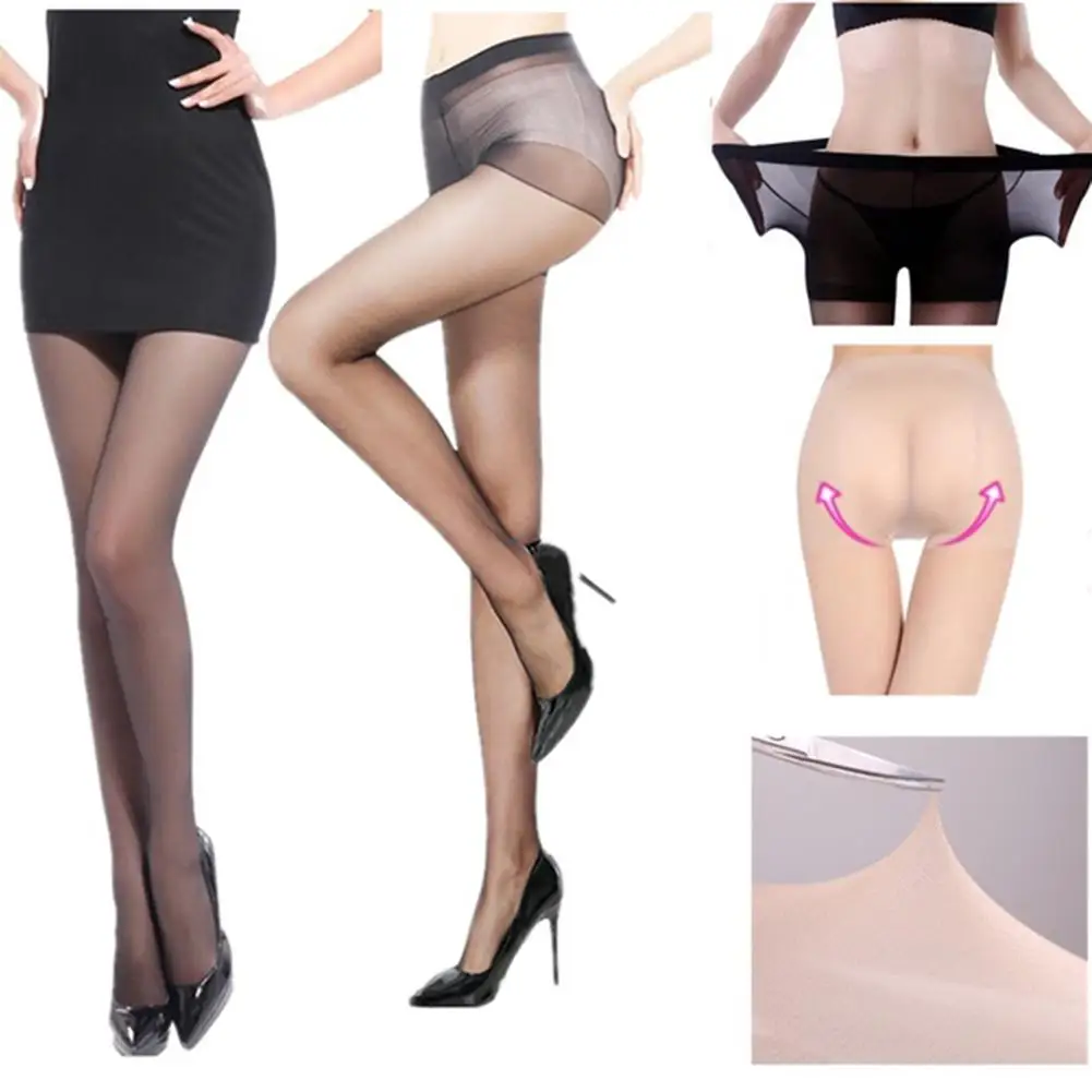 

Super Elastic Magical Stockings Stretchy Translucent Pantyhose Anti Hook Tights Women Sexy Shiny Oversized Seamless Stockings