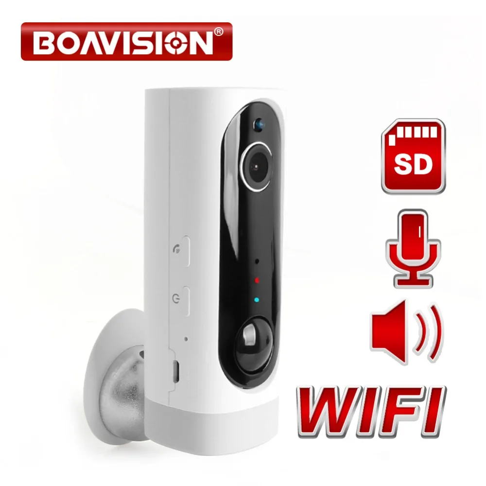 Battery WiFi Camera Rechargeable Battery Powered 720P ...
