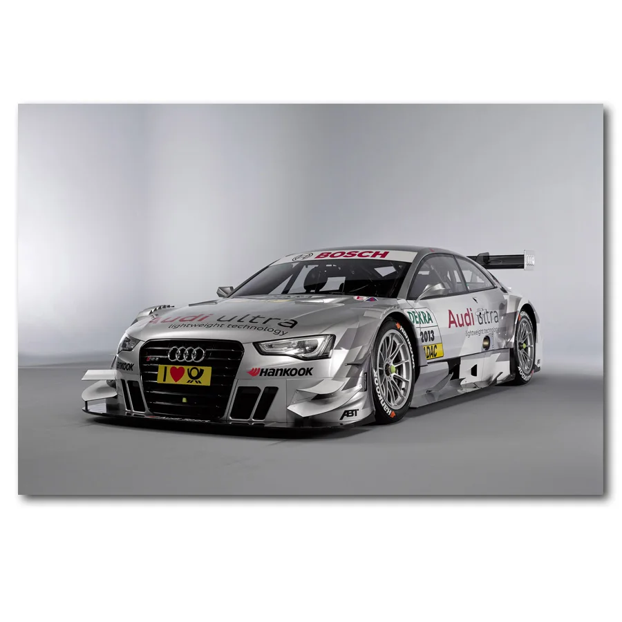 

Sportscar RS5 DTM racing race Sport Car Picture Wall Art Posters and Prints Canvas Art Framed Paintings For Room Decor