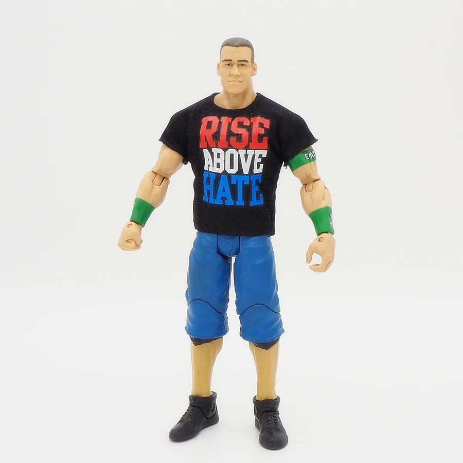 Wrestling gladiators Action figures Wrestler Building Blocks Super Heroes Kids Gift Toys John Cena + T Shirt
