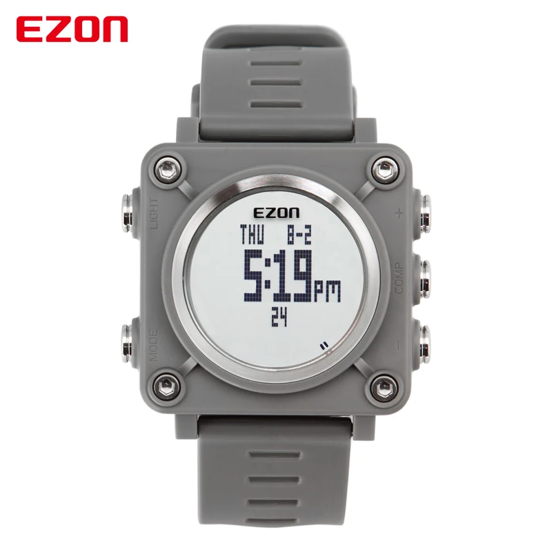 EZON L012 модные повседневные спортивные цифровые часы высокого качества