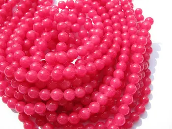 

20%off-- 6mm 5strands 16inch,round ball pink red green purple blue white black mixed jade gemstone jewelry beads
