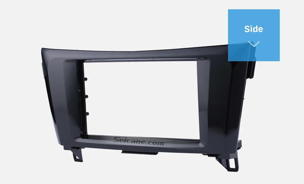 Seicane 2 Din стерео панель рамка отделка ободок автомобиля радио фасции Dash монтажный комплект для Nissan X-Trail Qashqai UV черный