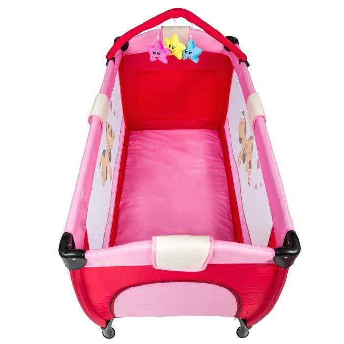 Cartoon Baby Cribs Bed Diaper Changing Stations Portable Foldable Playpen Crib Child Alloy Double Folding Cot Baby Furniture Cartoon Baby Cribs Bed Diaper Changing Stations Portable Foldable Playpen Crib Child Alloy Double Folding Cot Baby Furniture