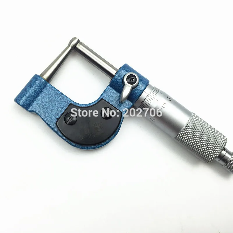 High quality 0-25mm Tube Micrometer thickness micrometer with drum head wall tube thickness gauge measuring tools