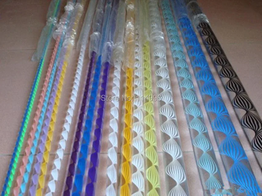 THZ ACRYLIC CLEAR ROD PLEXIGLASS BUBBLE ROD PLASTIC LINE ROD (13)