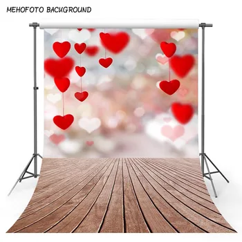 

vinyl photo backdrop Wooden Floor Decor Lights Backgrounds for Photo Studio Baby Shower Valentine's Day Photography Backgrounds