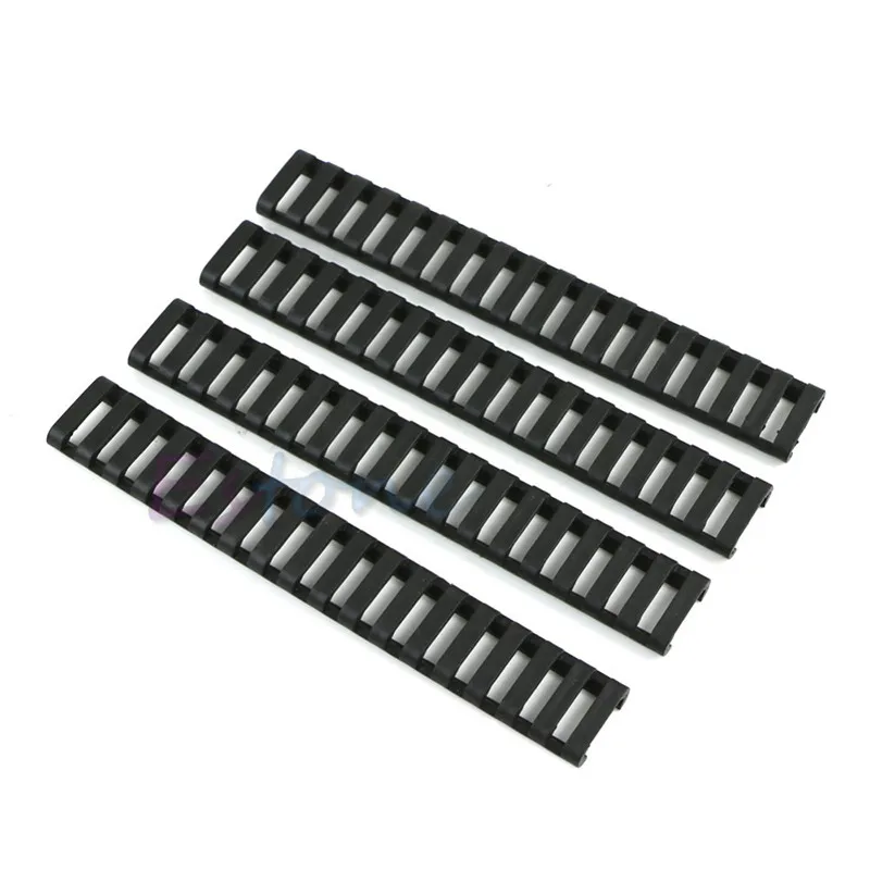 4 pcs 18-فتحة لوحة السكك الحديدية مقياس Picatinny Handguard حامي غطاء مقاومة #2689 4 pcs 18-فتحة لوحة السكك الحديدية مقياس Picatinny Handguard حامي غطاء مقاومة #2689