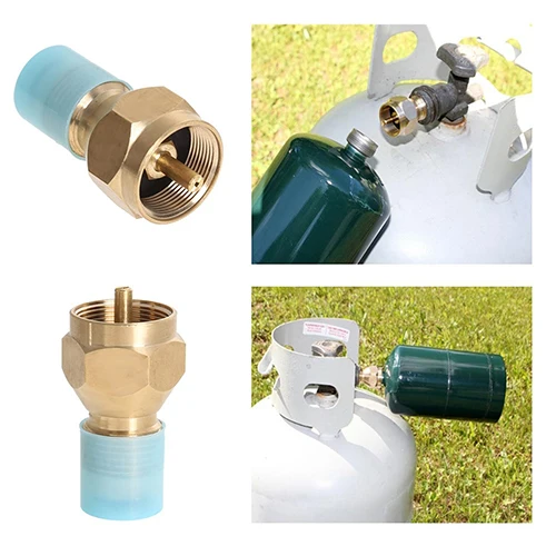 Propane Refill Adapter LP Gas Cylinder Tank Coupler Heater Outdoor Camping Hunt Traveling Tools Propane Refill Adapter LP Gas Cylinder Tank Coupler Heater Outdoor Camping Hunt Traveling Tools