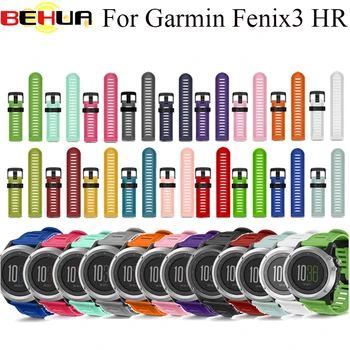 Correa de pulsera deportiva de silicona para exteriores, 26mm, con herramienta, pulsera de repuesto para reloj Garmin Fenix 3 HR Fenix 5X