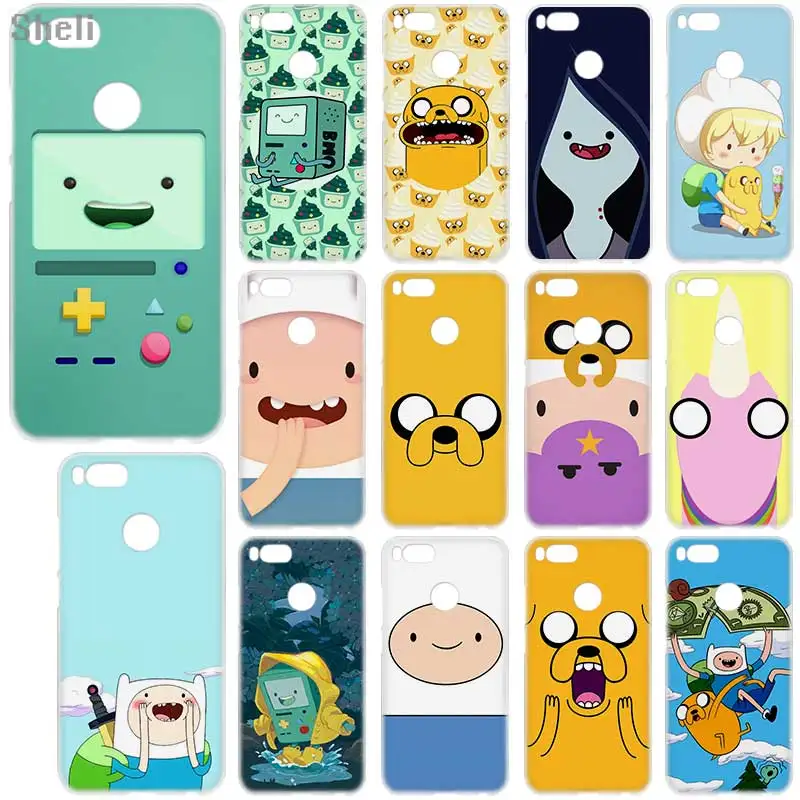 

Sheli Adventure Time with Finn Jake Hard phone case for Xiaomi 5X A1 redmi note 4x 5A 5 pro 4a 4x 5a 5plus 6a 6pro 9 8 Note7