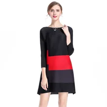 Новые европейские однотонные Модные свободные женские весенне-Летние Плиссированные рубашки