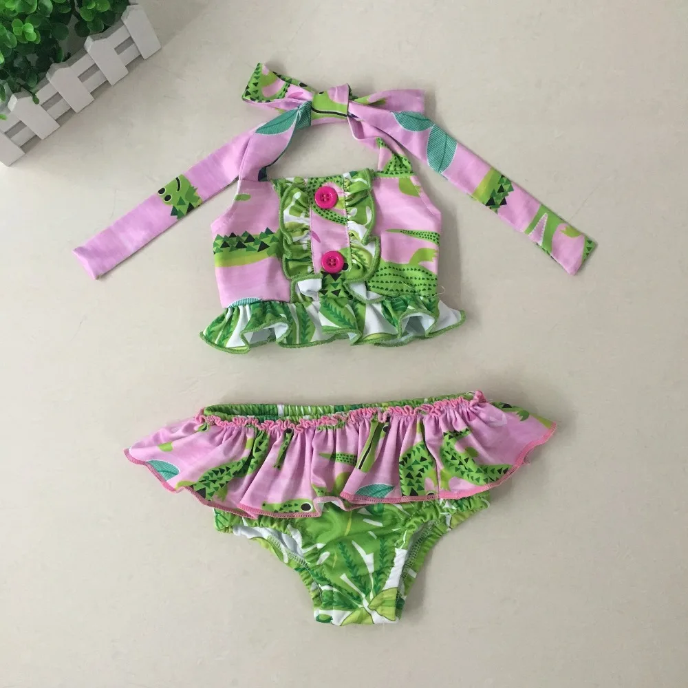 

Puresun Toddler Baby Girls Kids Swimsuit Bathing Suit Bikini Set Hot Cartoon Bathing Suit Boutique Clothing Ruffle Sets