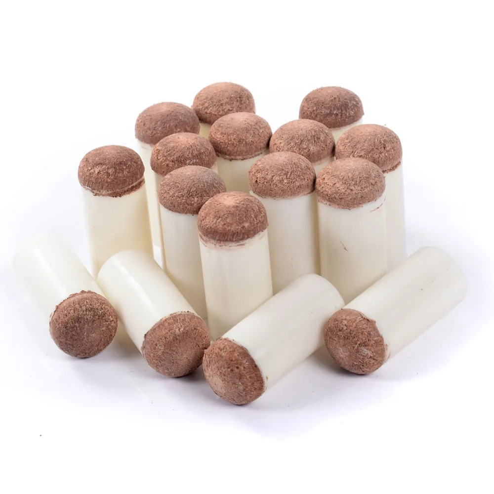 

Free Shipping 10pcs/a lot Cuesoul 9-13mm Brown Billiard Pool Snooker Cue Tips From Billiard Accessories Supplies