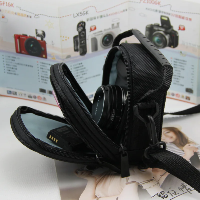 Камера сумки для цифрового фотоаппарата Panasonic LUMIX DMC-LX15 LX10 LX9 TX1 TZ200 TZ100EB ZS220 ZS100 ZS80 ZS70 TZ TZ90 TZ85 сумка Камера чехол