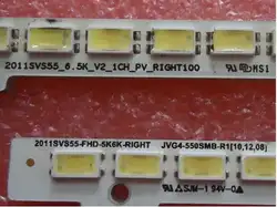 2 шт/комплект ua55d6600wj ltj550hw01 ltj550hw03-h ltj550hw04-h светодиодные полосы bn64-01664a 2011svs55 100 светодиодов 680 мм