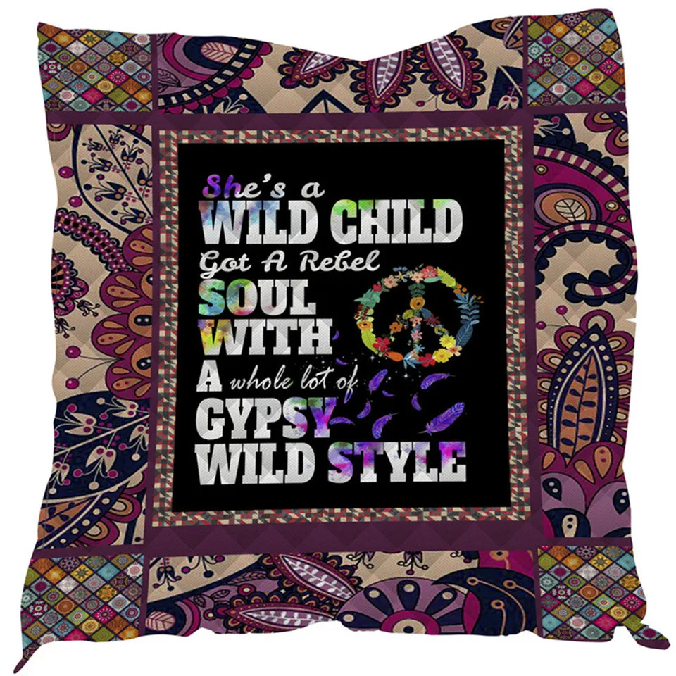 

SOFTBATFY Gypsy Girl All Season Quilt For Kids Adult Bed Soft Warm Blanket Quilt Dropshipping