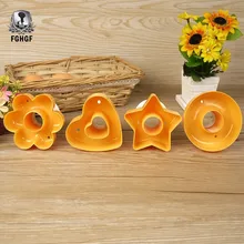 FGHGF 1 шт. круглая звезда в форме сердца формы для печенья прессформы бусикуты украшения DIY Инструменты
