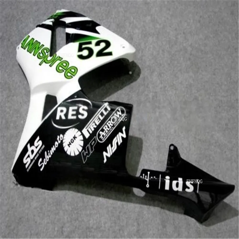 Комплекты обтекателей ABS для Honda CBR600RR F5 05 06 2005 2006 Обтекатели HANNSPREE 52 Белый