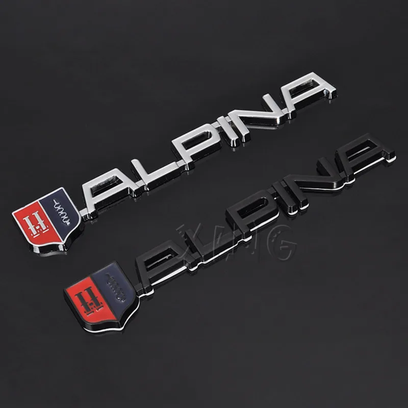 Alpina-Emblème badge Logo 3d Autocollant Sticker logo de métal