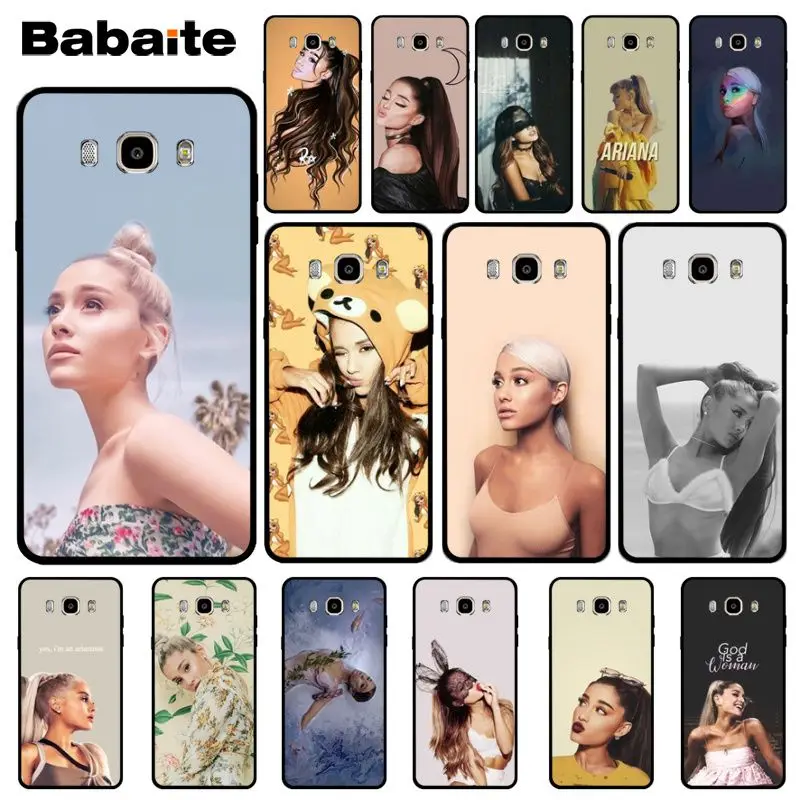 Babaite Cat Ar Ariana Grande Smart Cover Black Soft Shell Phone Case For Samsung J2 PRIME Pro J4 puls J7 2017 J8 2018 | Мобильные